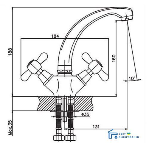 Смеситель для умывальника Haiba DOMINOX 272 (HB0942) HB0942 фото