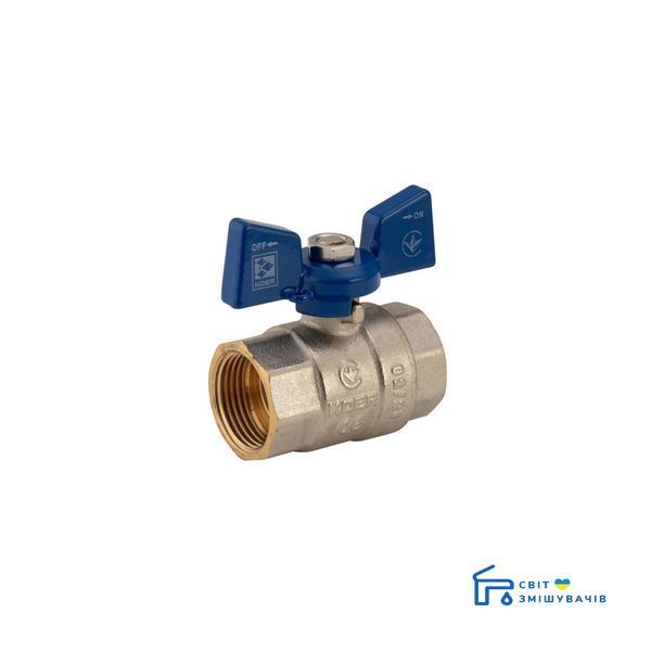 Кран шаровый KOER 3/4" ГГБ (KR.217.B) синий (KR2720) KR2720 фото