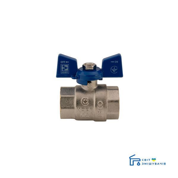 Кран шаровый KOER 3/4" ГГБ (KR.217.B) синий (KR2720) KR2720 фото