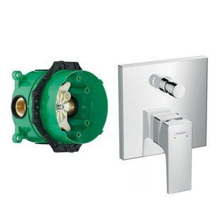 Смеситель для ванны Hansgrohe Metropol (32545000+01800180) 32545000+01800180 фото