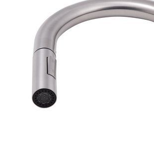 Смеситель для кухни Qtap Lenicka 9138103UN с выдвижным изливом SD00042264 фото