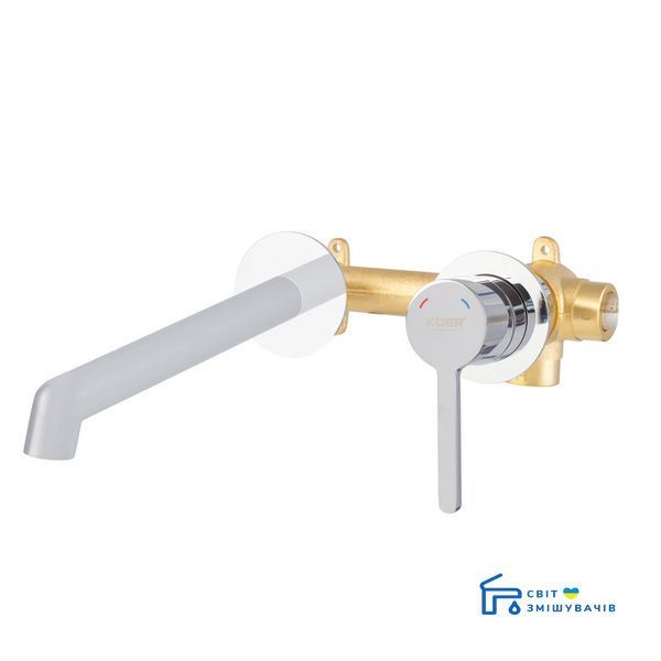 Змішувач для умивальника вбудований Koer KB-16029-01 Колір хром (KR5480) KR5480 фото