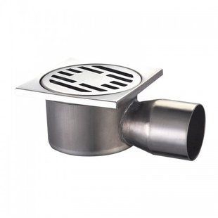 Душевой трап из нержавеющей стали SUS304 Mixxus Drain-02-10x10-90 (угловой отвод) (MI3419) MI3419 фото
