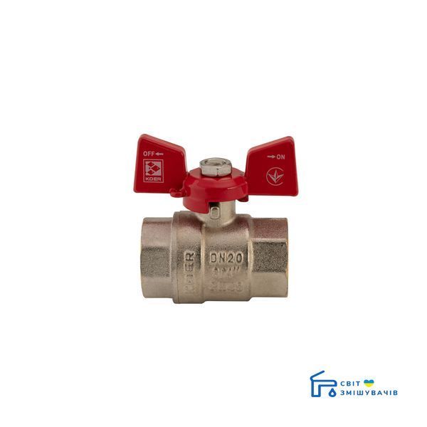 Кран шаровый KOER 3/4" ГГБ (KR.217) (KR0040) KR0040 фото