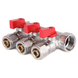 Коллектор с шаровыми кранами и фитингом KOER KR.1125-3 3/4&rdquo;x3 WAYS (KR2836) KR2836 фото 4