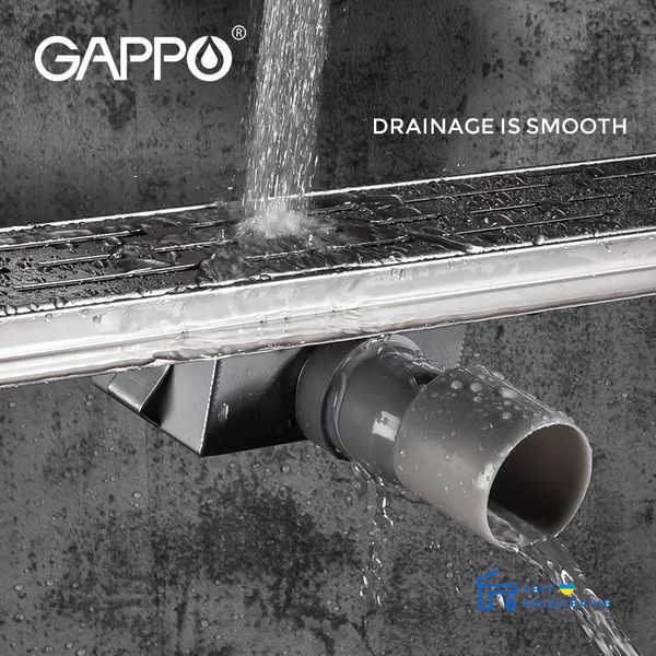 Душовий трап GAPPO G88007-1, 70х800 мм, Нержавіюча сталь G88007-1 фото