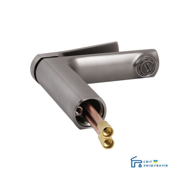 Змішувач для раковини Qtap Slavonice QTSLA270GMB45924 Gunmetal Black PVD SD00052048 фото