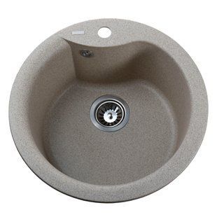 Гранитная мойка Globus Lux ORTA миндаль 485 21052gser фото