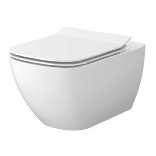 Унітаз підвісний CET Cersanit В245 VIRGO CLEAN ON із сидінням дюропласт ліфт PL 24799gser фото