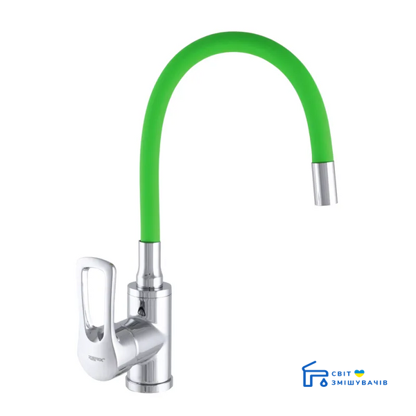 Смеситель для мойки ZERIX SAR 181 REFLECTOR GREEN ZX2675 ZX2675 фото