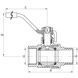 Кран шаровый СК 1 1/4" ГГР ГАЗ ART.602 (WP0062) WP0062 фото 6