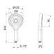 Лійка для ручного душу Qtap Rucni A120O3KBB SD00041889 SD00041889 фото 2