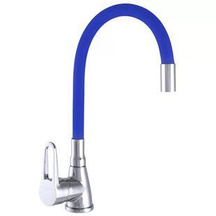 Змішувач для кухні WEZER SOP4-R045-BLUE з гибким виливом, синій SOP4-R045-BLUE фото