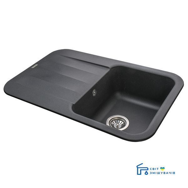 Гранітне миття Globus Lux OBER чорний металік 780х500мм-А0002 22430gser фото