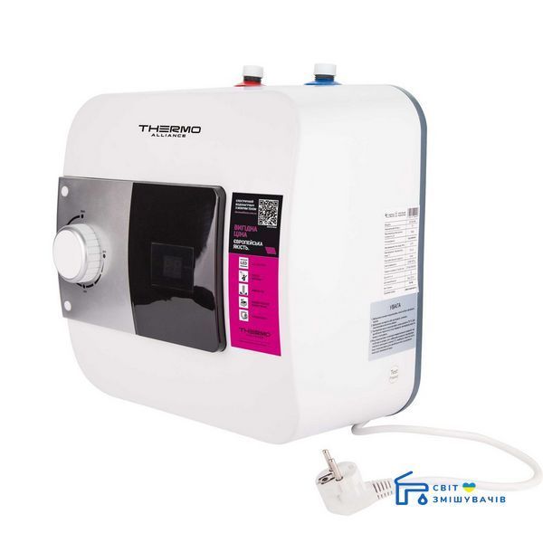 Водонагреватель Thermo Alliance 15 л под мойкой, мокрый ТЭН 1,5 кВт SF15S15N SD00036046 фото