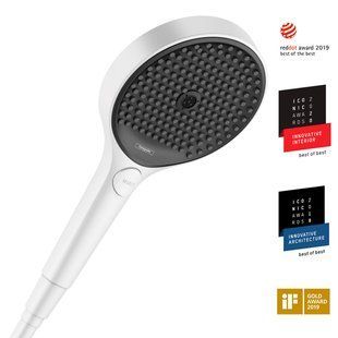 Ручний душ Hansgrohe Rainfinity 130, 3jet, колір покриття матовий білий 26864700 фото
