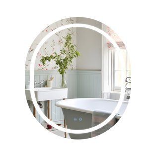 Зеркало Qtap Gemini 800х700 с LED-подсветкой Touch, с антизапотеванием, с диммером, рег. темп. цвета (3000-6500K) Reverse QT2578R8070 SD00052317 фото