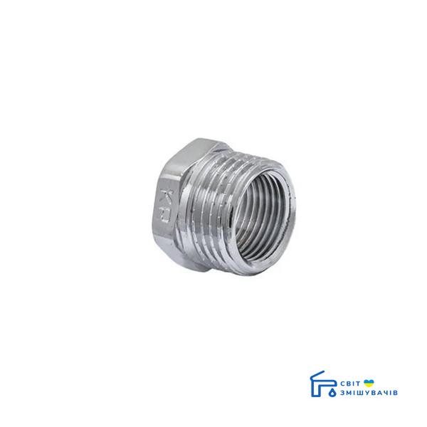 Футорка 3/8"х1/2" (хром) KOER KF.F0406.CHR (KF0133) KF0133 фото