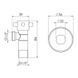 Кран приладовий SD Forte 1/2" ручка "хрест" SF3451515 SD00023056 фото 2