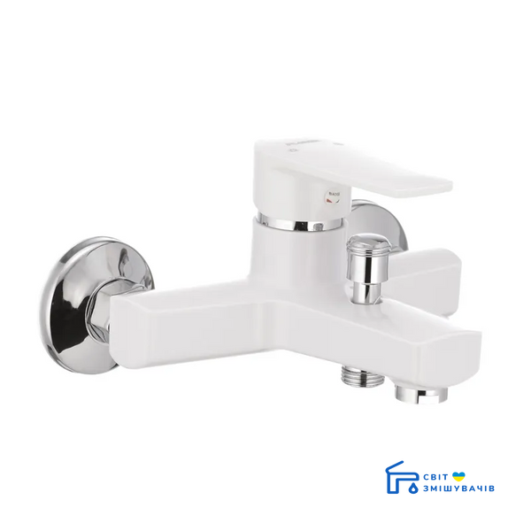 Змішувач для ванни PLAMIX Oscar-009 White (без шлангу та лійки) (PM0025) PM0025 фото