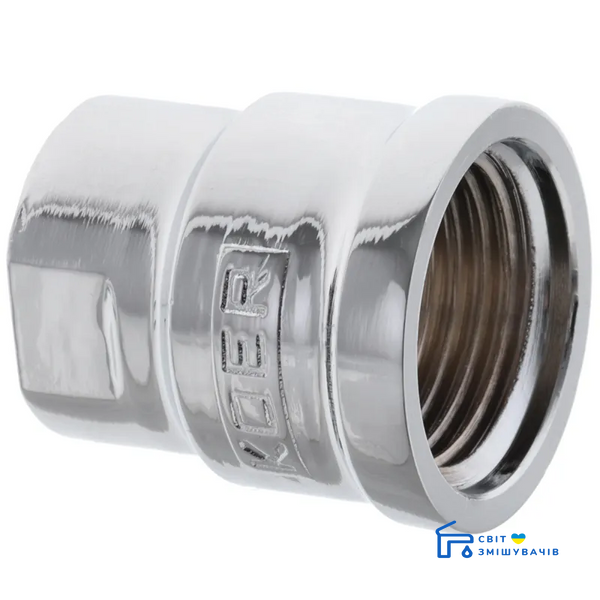 Муфта редукторна 1/2"x3/8" (хром) KOER KF.C0406.CHR (KF0121) KF0121 фото