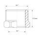 Футорка 1/2"х3/4" KOER KF.F0608.WN БЕЗ НИКЕЛЯ (KR2985) KR2985 фото 6