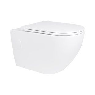 Унитаз подвесной Qtap Robin безободковый с сиденьем Slim Soft-close QT13332141ERW SD00042540 SD00042540 фото