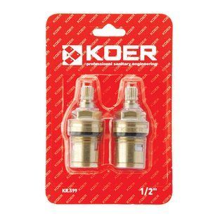 Кранбукси KOER KR.599 КОМПЛЕКТ (2 шт/БЛІСТЕР) кераміка MF-1/2" (AC0528) AC0528 фото