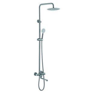 Душевая колонна со смесителем ZERIX DAX-006-J-20cm (нерж. сталь) (ZX4827) ZX4827 фото