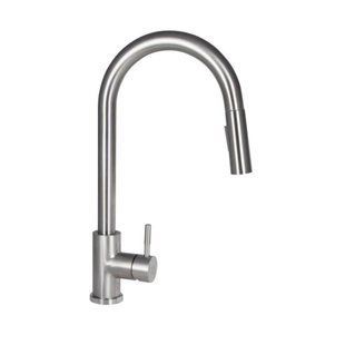 Смеситель для кухни Lidz Aria 04U-SFS, c выдвижной лейкой SD00049520 фото