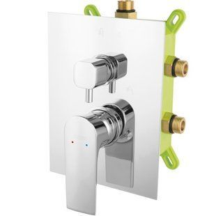 FERRO Змішувач ALGEO SQUARE прихованого монтажу для душу, комплект бокс BAQ7P3BOX BAQ7P3BOX фото