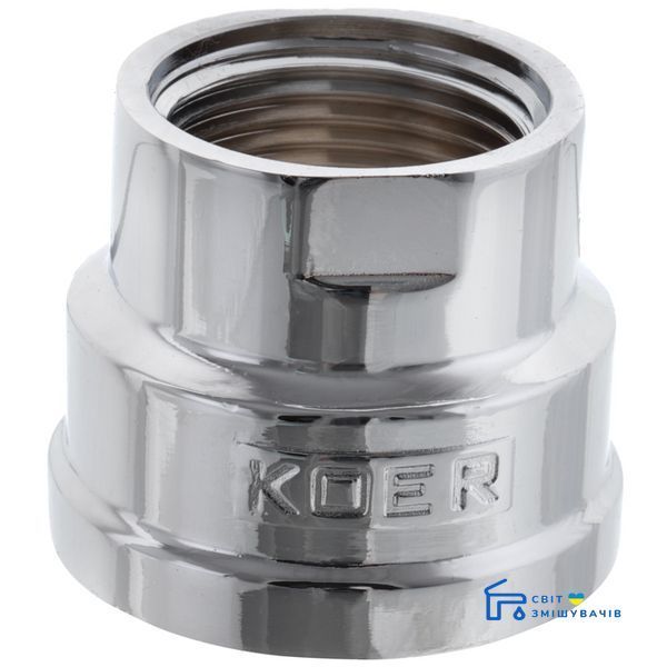 Муфта редукторна 1"h1-1/4" (хром) KOER KF.C1012.CHR (KF0123) KF0123 фото