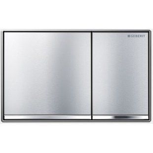 Geberit 115.640.GH.1 Sigma60 Смывная клавиша, двойной смыв, хром шлифованный 115.640.GH.1 фото
