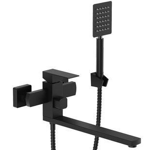 Змішувач для ванни MIXXUS KUB-007 (EURO) BLACK з нерж. сталі SUS304 (кол. чорний) (MI6095) MI6095 фото