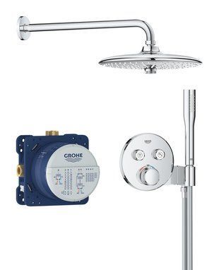 Скрытая душевая система с Euphoria 260 Grohe Grohtherm SmartControl (34867000) 34867000 фото