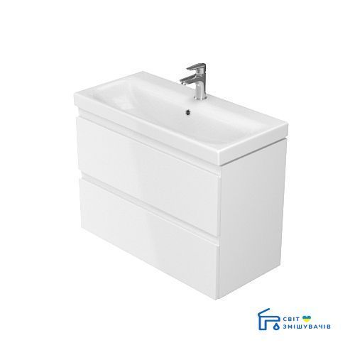 CET B06 MODUO SLIM шафка з умивальником MODUO SLIM 80 біла 20315gser фото