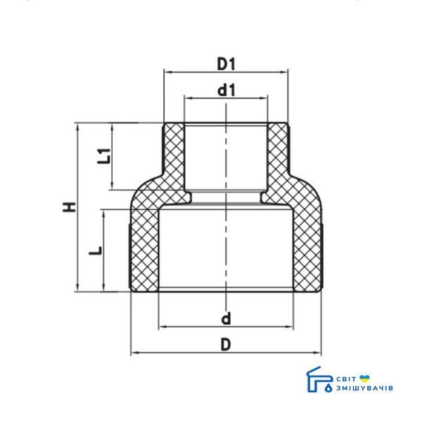 Муфта редукторна BB 75x50 PPR KOER K0209.PRO (KP2574) KP2574 фото