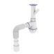 Сифон для кухни ZERIX SK-01-B 1 1/2"x40 с литым выпуском и отводом для стиральной машины (ZX4951) ZX4951 фото 1