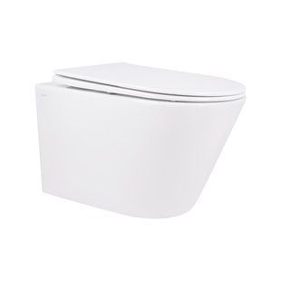 Унитаз подвесной Qtap (Чехия) Swan WHI 5178 безободковый SD00036227 фото