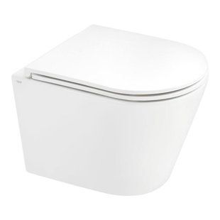 Унитаз подвесной Qtap Scorpio безободковый с сиденьем Slim Soft-close QT1433053ERW SD00042650 SD00042650 фото