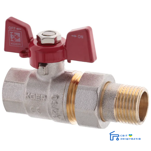 Кран с американкой 1/2" (KOER KR.227) (KR0014) KR0014 фото