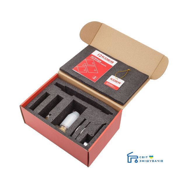 Змішувач для умивальника Koer KB-16028-01 вбудований (KR5297) KR5297 фото