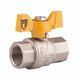 Кран кульовий SD Forte 3/4" ВР для газу (метелик) SD00010568