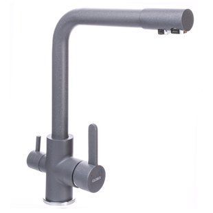 Смеситель для кухни под осмос Globus Lux GLLR-0444-3-TITANIUM 19236gser фото