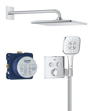 Душевая система скрытого монтажа с термостатом Grohe Grohtherm SmartControl (34865000) 34865000 фото