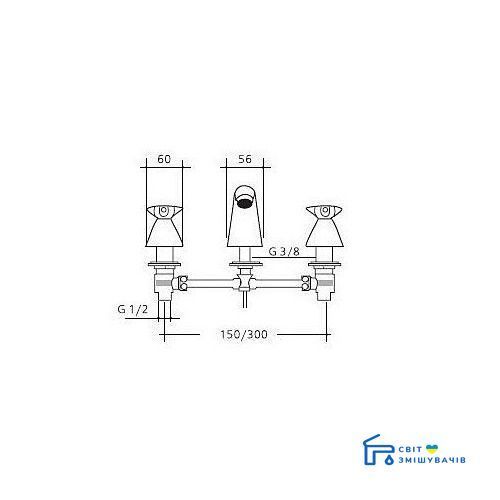 Смеситель для раковин Ideal Standard STEMMA N9693AA N9693AA фото