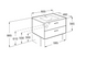 Тумба под раковину 59 см Roca Victoria Basic (A856575422) A856575422 фото 2
