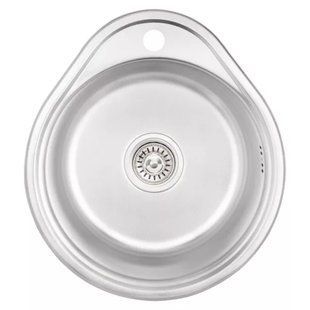 Кухонна мийка WEZER 4843(06) Decor 480x430x160 мм + сифон 4843(0,6)D фото
