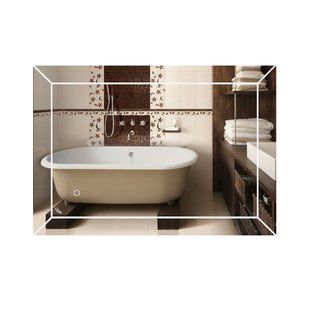 Зеркало Qtap Aries 500х700 с LED-подсветкой, Reverse QT037816015070W SD00045737 фото