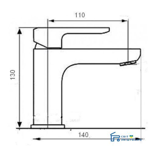 Cмеситель для раковины Globus Lux MILANO GLM-101 14936gser фото